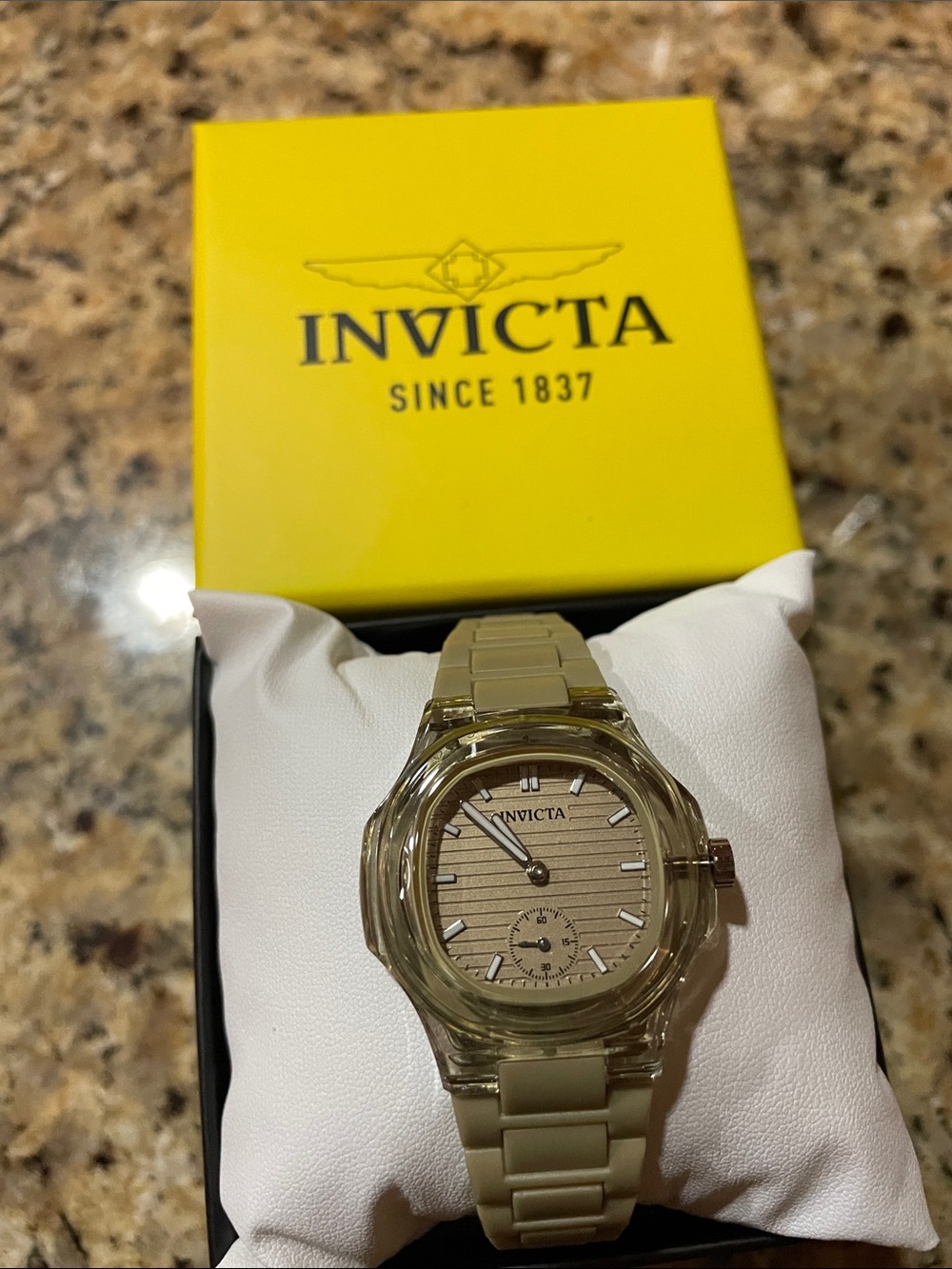Invicta Women’s Khaki Dial and Band Watch